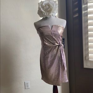 Gold Sequined Wrap Dress XL